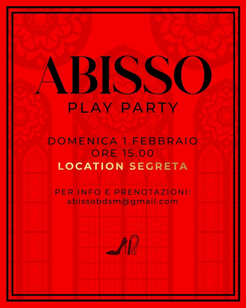 Flyer Abisso Play PArty